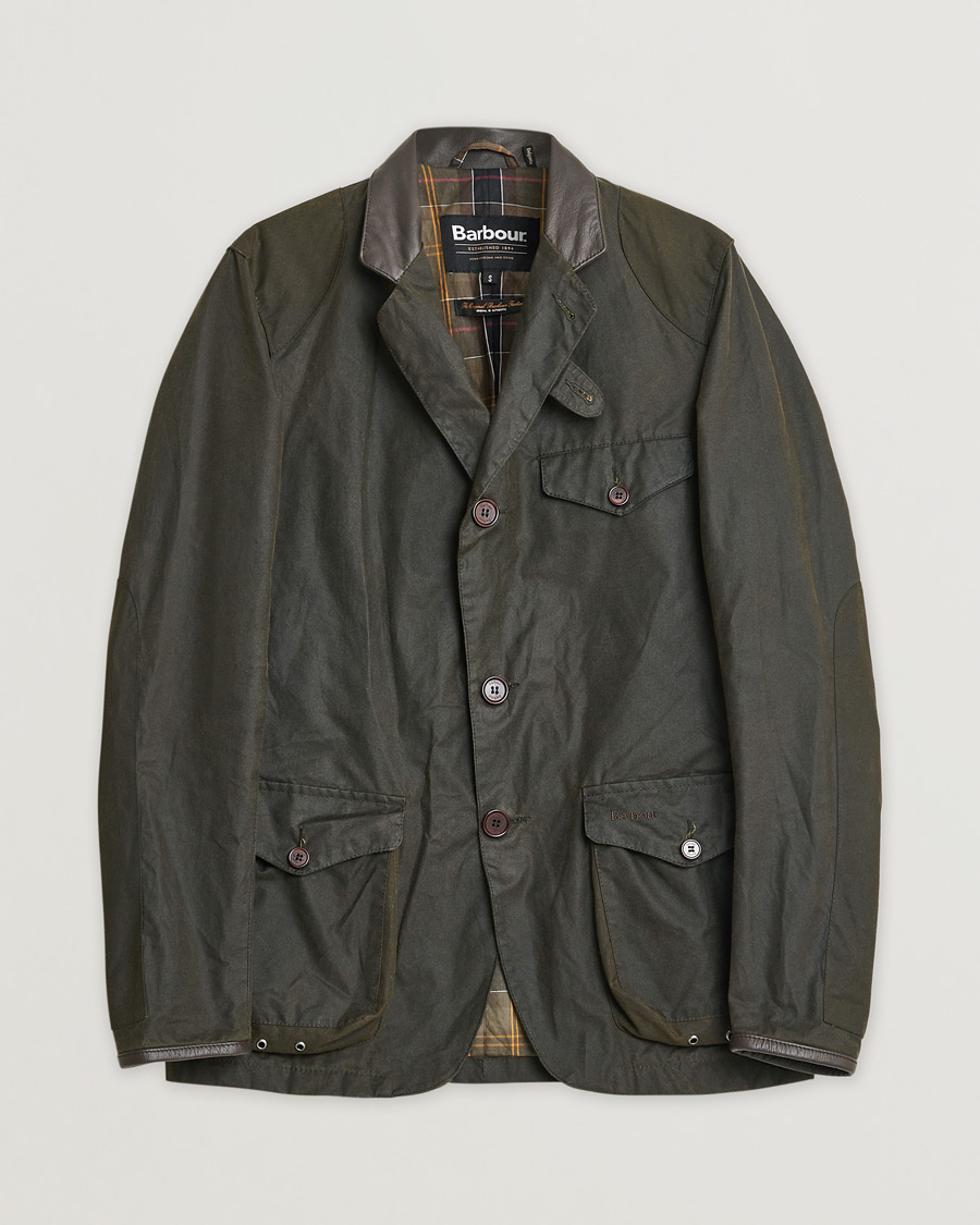 Homme | Barbour Lifestyle Beacon Sports Jacket Olive | Pre-owned | Barbour Lifestyle Beacon Sports Jacket Olive