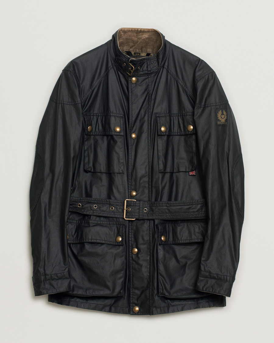 Heren | Belstaff Roadmaster Belted Jacket Black | Pre-owned | Belstaff Roadmaster Belted Jacket Black