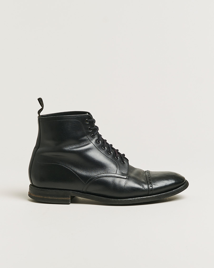 Heren | Loake 1880 Hyde Boot Black Calf | Pre-owned | Loake 1880 Hyde Boot Black Calf
