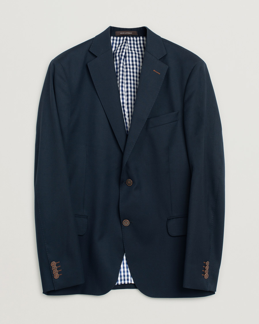 Heren | Oscar Jacobson Edmund Club Blazer Navy | Pre-owned | Oscar Jacobson Edmund Club Blazer Navy