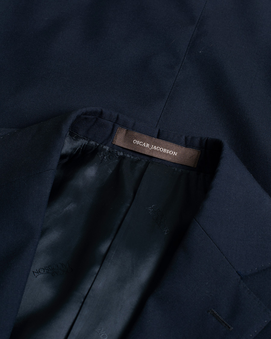Homme | Oscar Jacobson Super 120's Wool Suit Navy 150 | Pre-owned | Oscar Jacobson Super 120's Wool Suit Navy 150