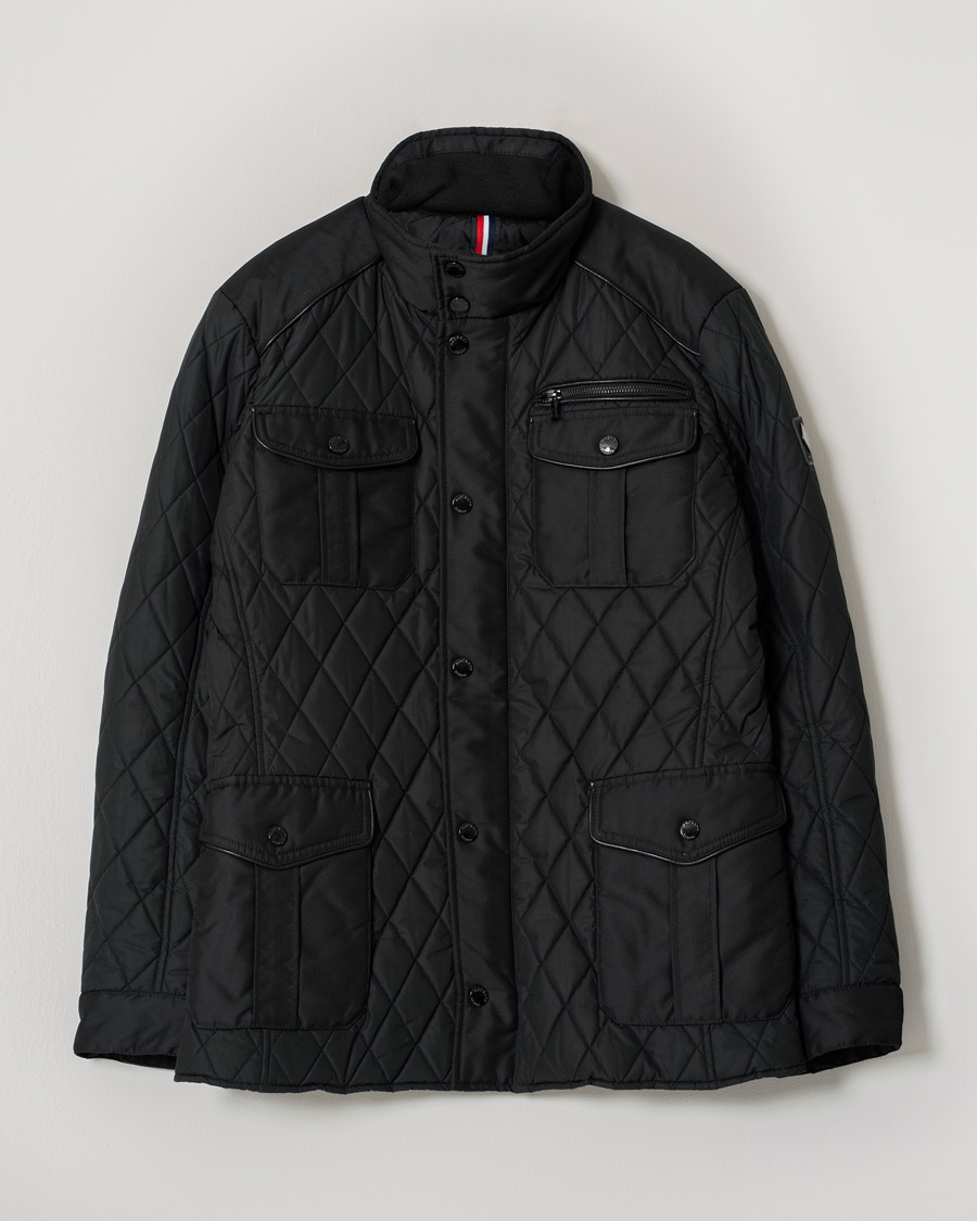 Homme | Hackett AMR Quilted 4-Pocket Jacket Black L | Pre-owned | Hackett AMR Quilted 4-Pocket Jacket Black L