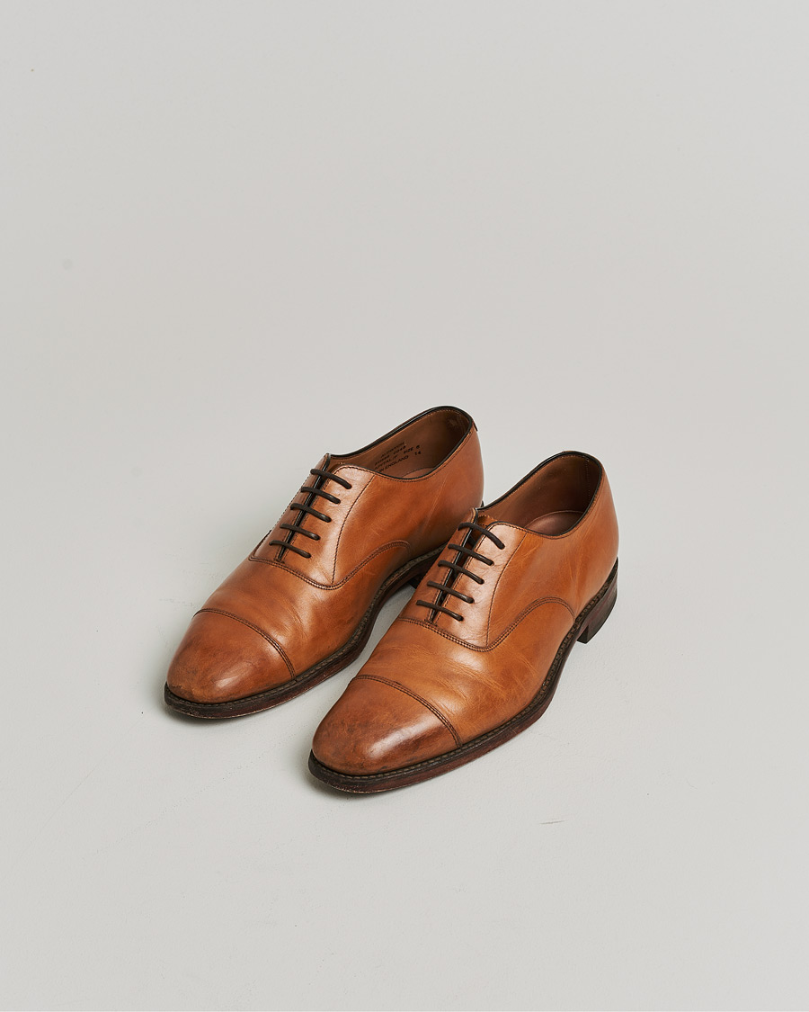 Homme | Loake 1880 Aldwych Oxford Tan Burnished Calf UK6 - EU40 | Pre-owned | Loake 1880 Aldwych Oxford Tan Burnished Calf UK6 - EU40