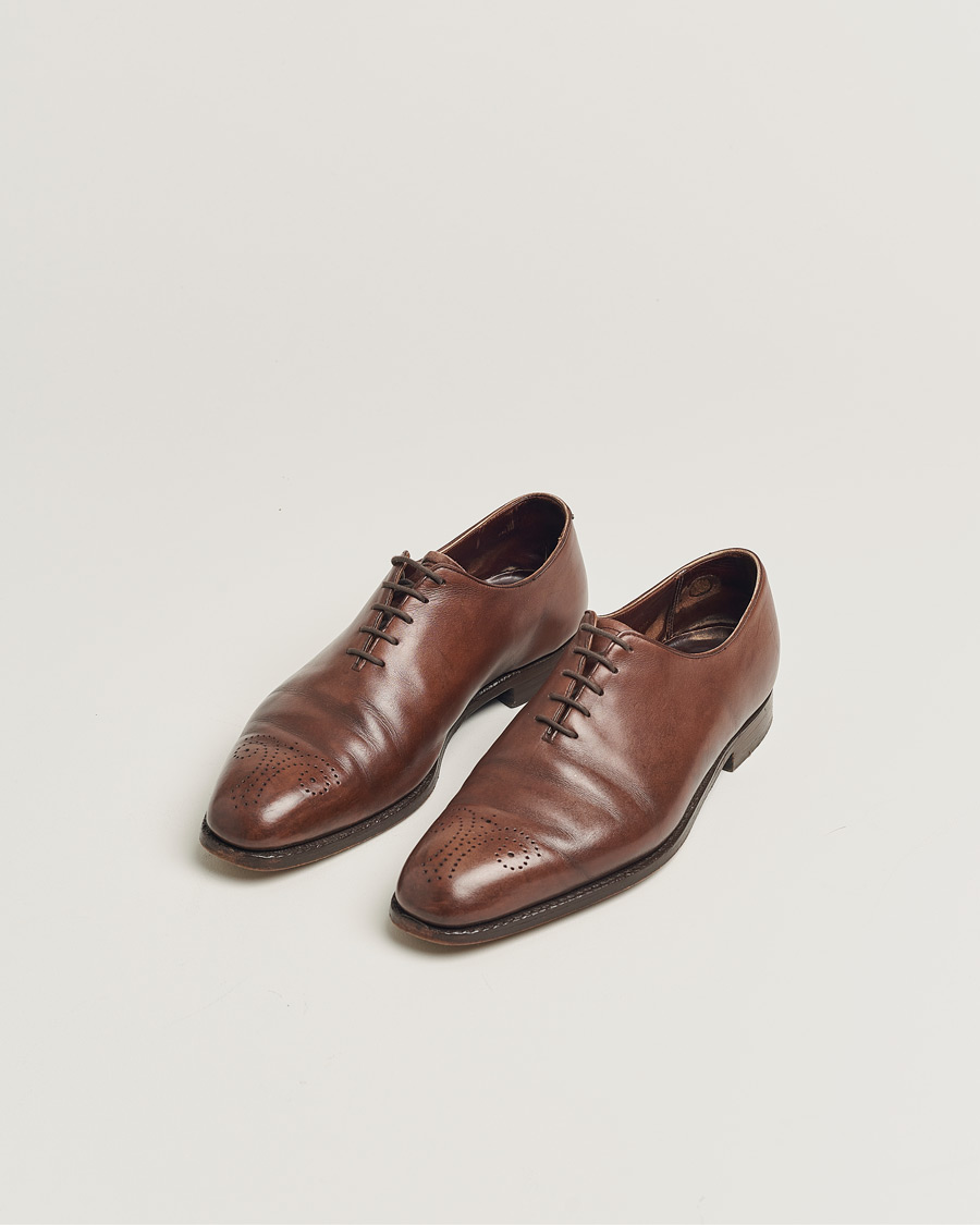Homme | Crockett & Jones Weymouth Dark Brown Antique Calf UK7 - EU41 | Pre-owned | Crockett & Jones Weymouth Dark Brown Antique Calf UK7 - EU41
