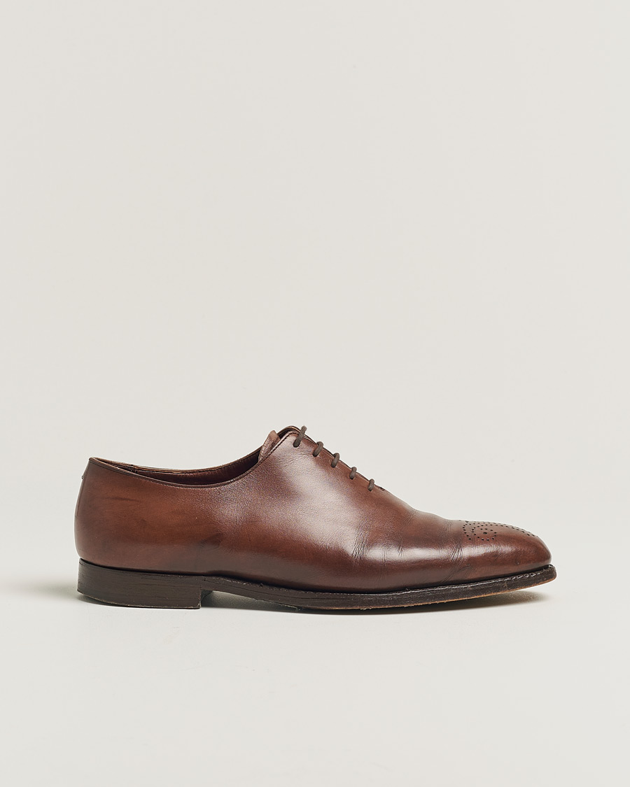 Homme | Crockett & Jones Weymouth Dark Brown Antique Calf UK7 - EU41 | Pre-owned | Crockett & Jones Weymouth Dark Brown Antique Calf UK7 - EU41