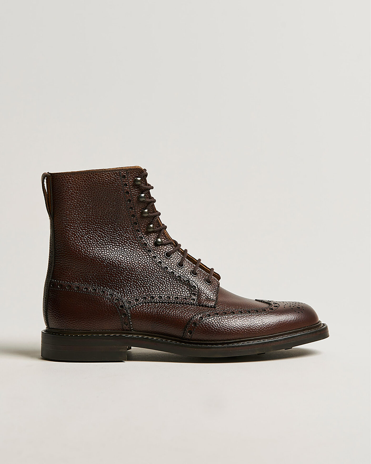 Homme | Pre-owned Chaussures cousues trépointe | Pre-owned | Crockett & Jones Islay Boot Dark Brown Grained Calf UK10 - EU44