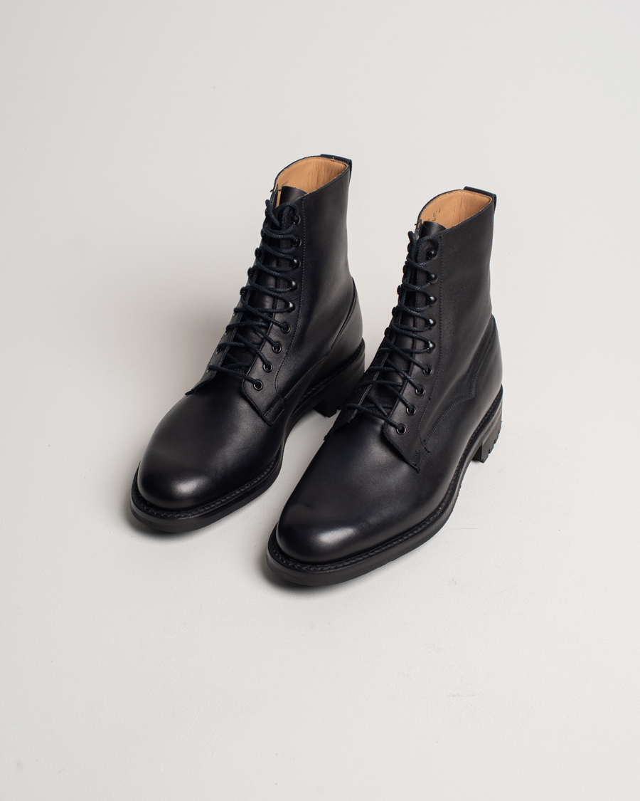 Heren | Crockett & Jones Radnor Boot Black Calf UK8,5 - EU42,5 | Pre-owned | Crockett & Jones Radnor Boot Black Calf UK8,5 - EU42,5
