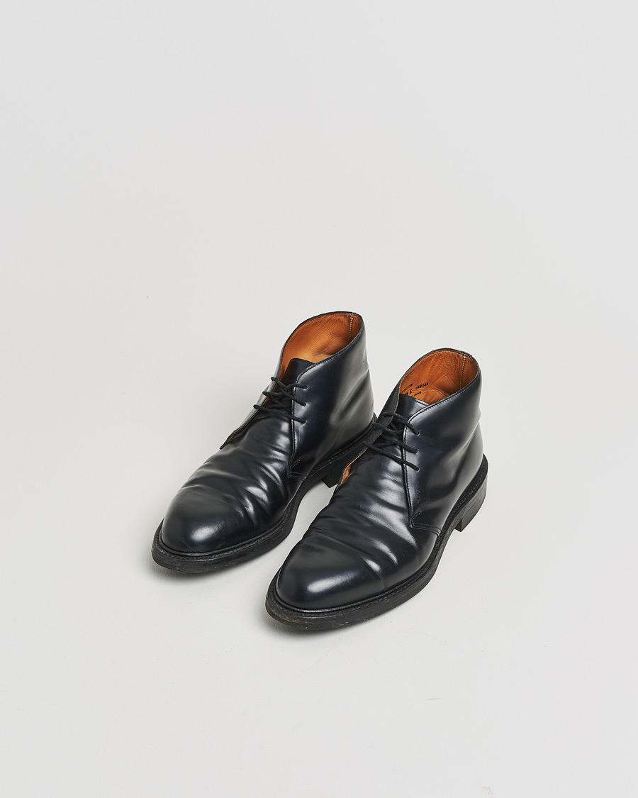 Heren | Pre-owned Goodyear genaaide schoenen | Pre-owned | Crockett & Jones Chepstow Chukka Black Calf UK8,5 - EU42,5