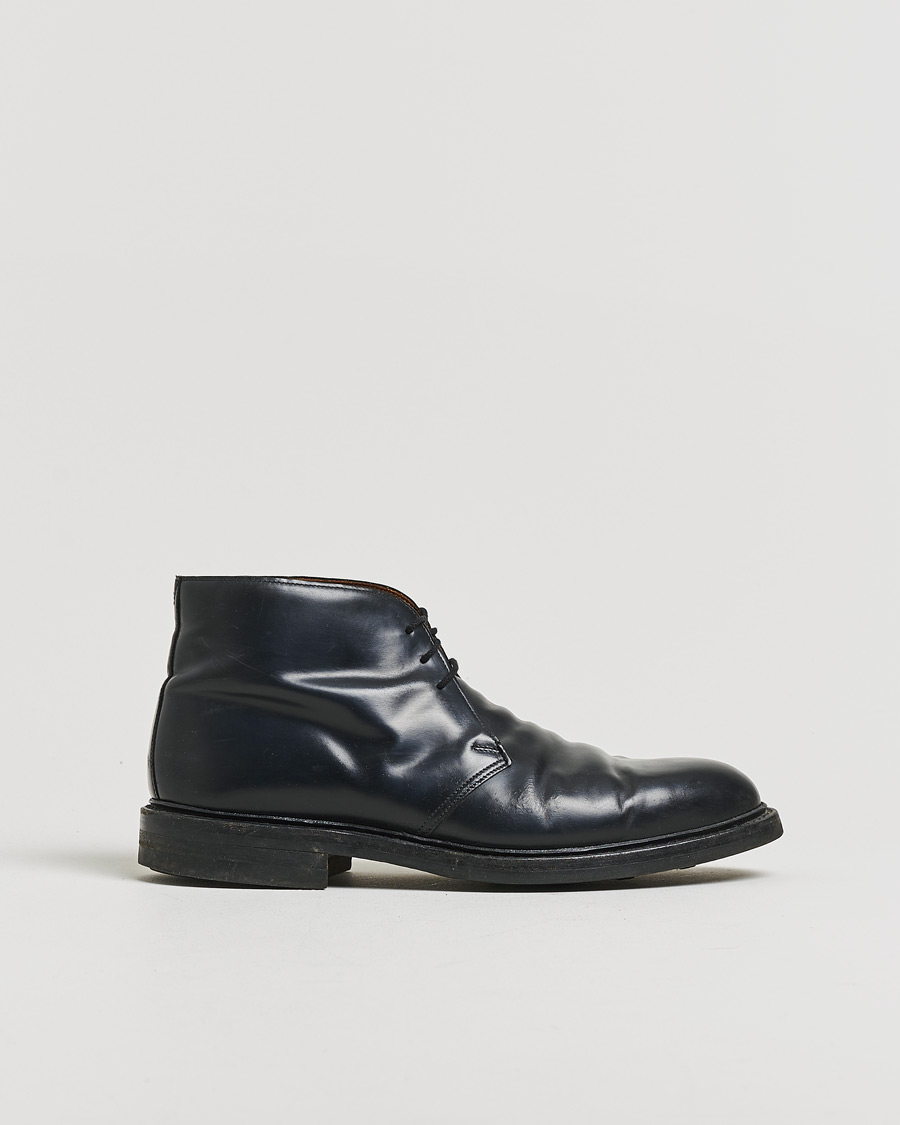 Heren | Pre-owned Goodyear genaaide schoenen | Pre-owned | Crockett & Jones Chepstow Chukka Black Calf UK8,5 - EU42,5