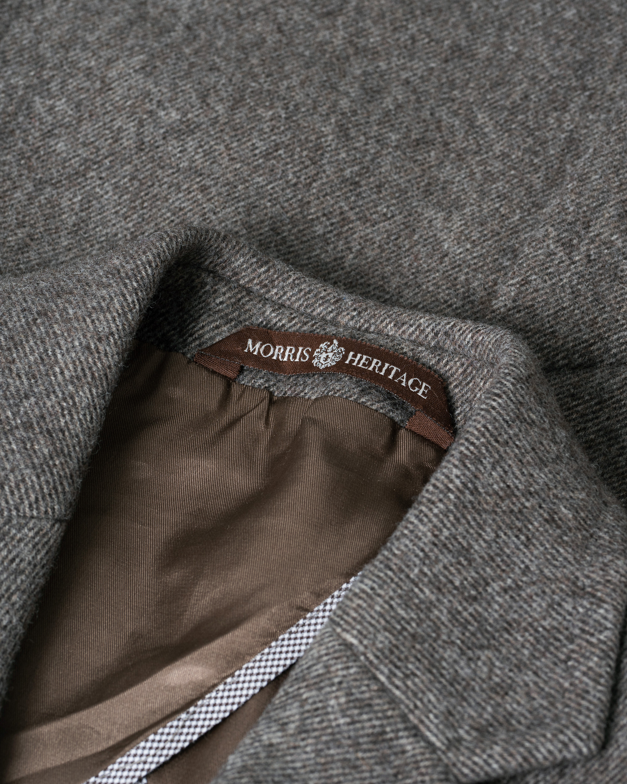 Heren | Morris Heritage George Double Face Coat Brown 46 | Pre-owned | Morris Heritage George Double Face Coat Brown 46