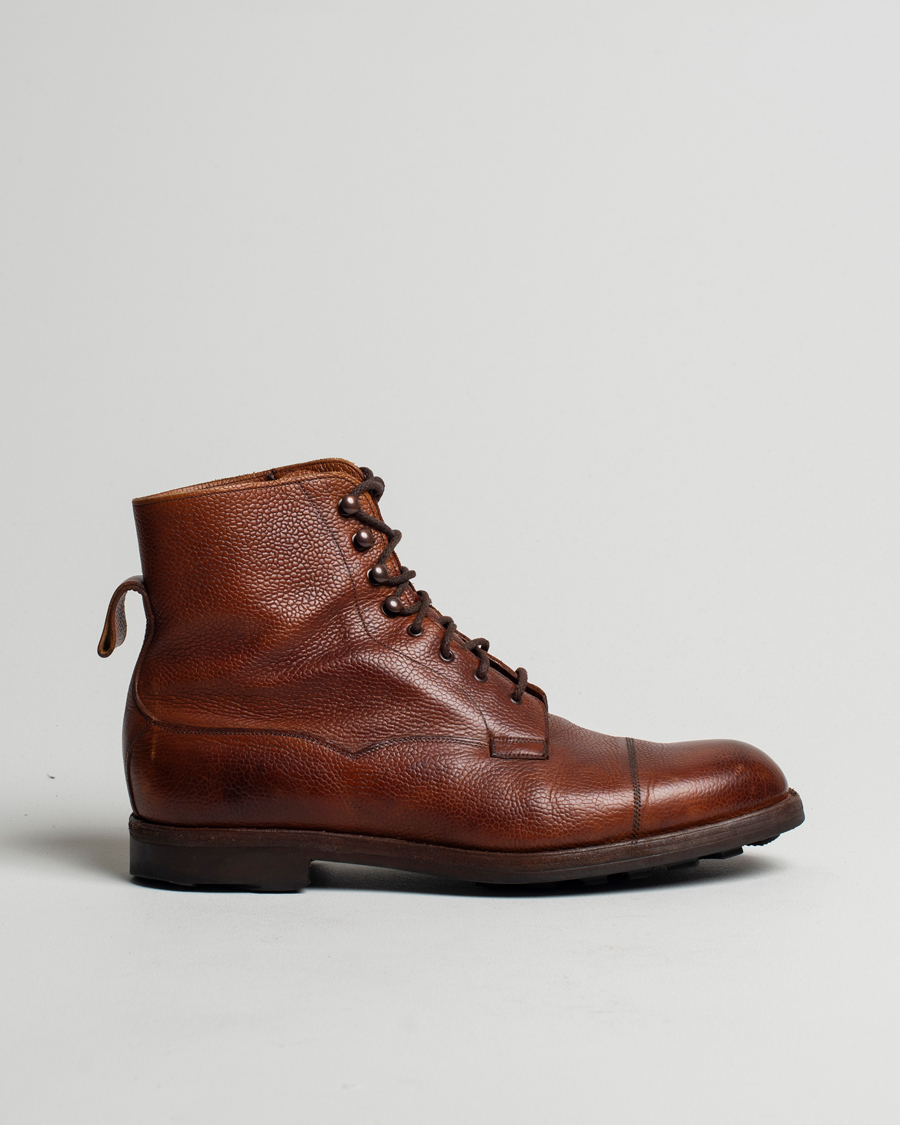 Heren | Edward Green Galway Ridgeway Boot Rosewood Country Calf | Pre-owned | Edward Green Galway Ridgeway Boot Rosewood Country Calf
