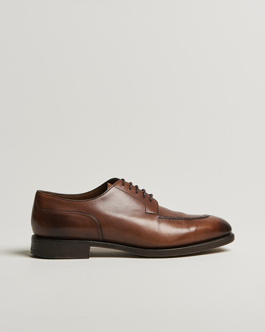 Homme | Edward Green Dover Split Toe Dark Oak Calf | Pre-owned | Edward Green Dover Split Toe Dark Oak Calf