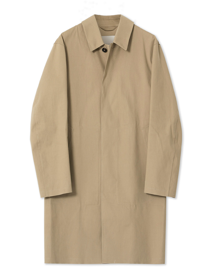 Homme | Mackintosh Cotton Coat Fawn Beige 54 | Pre-owned | Mackintosh Cotton Coat Fawn Beige 54