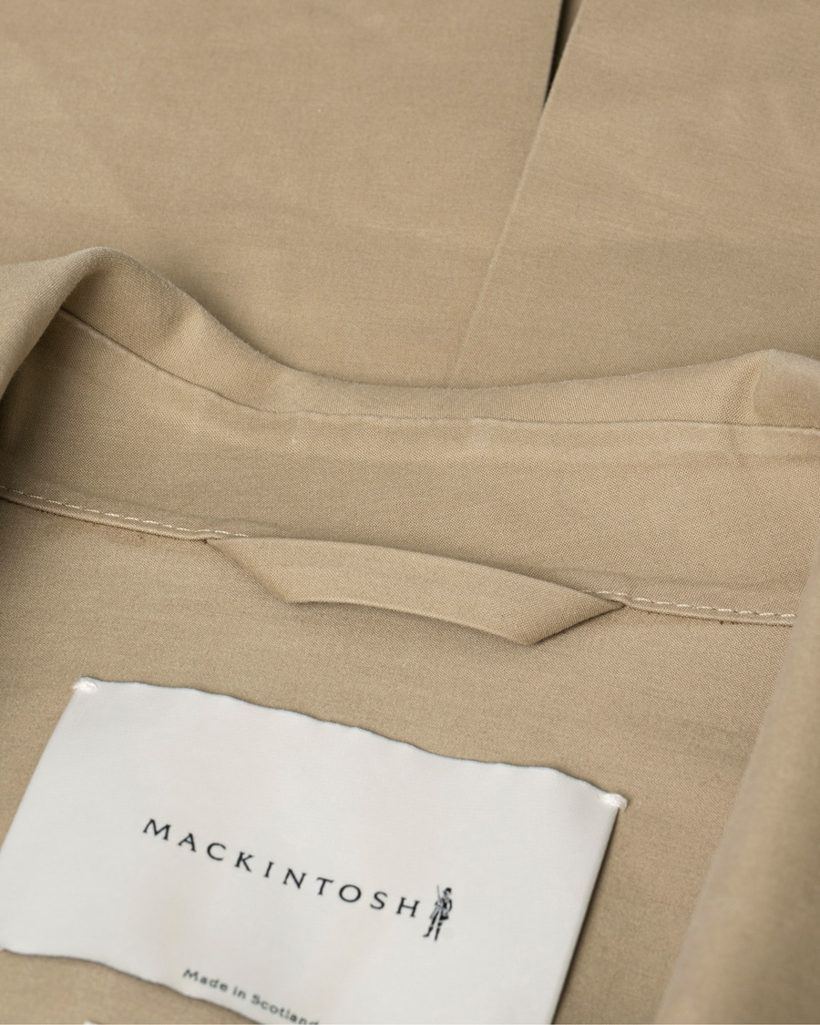 Homme | Mackintosh Cotton Coat Fawn Beige 54 | Pre-owned | Mackintosh Cotton Coat Fawn Beige 54