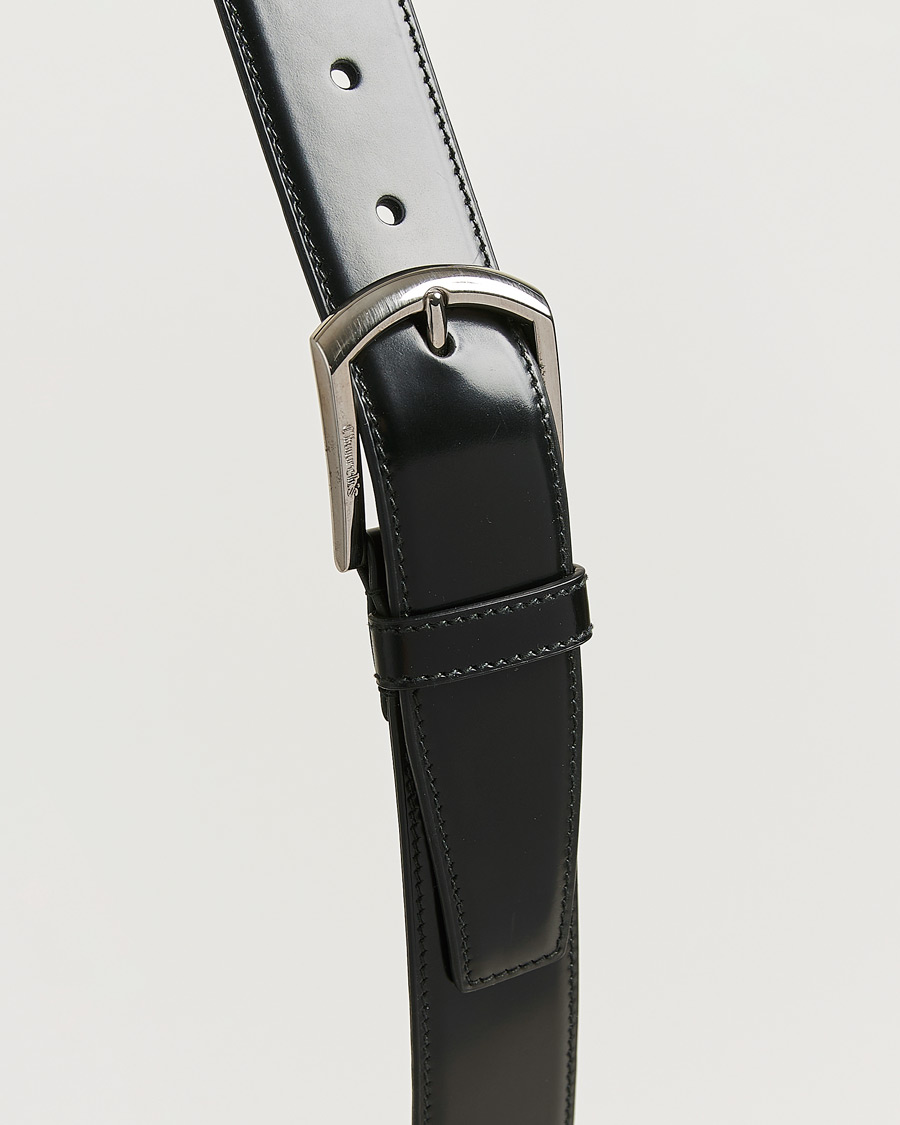 Homme | Pre-owned Accessoires | Pre-owned | Church's Polished Binder 3,5 cm Belt Black 95