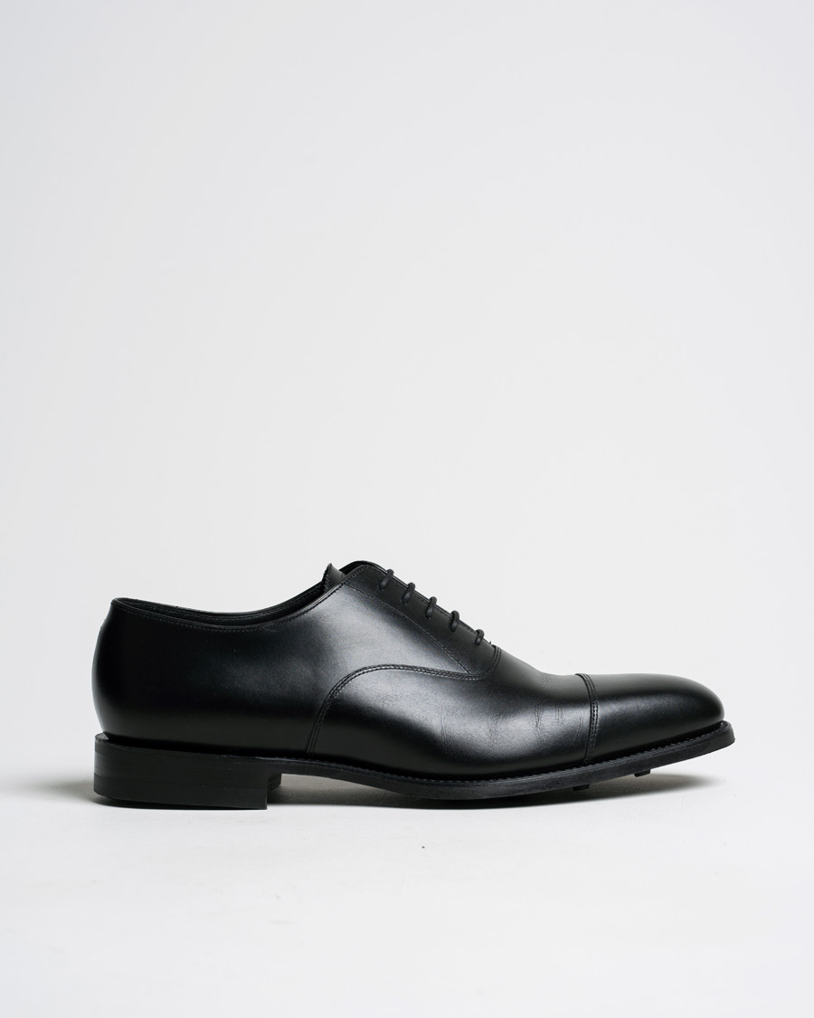 Homme | Loake 1880 Aldwych Single Dainite Oxford Black Calf UK12 - EU46 | Pre-owned | Loake 1880 Aldwych Single Dainite Oxford Black Calf UK12 - EU46