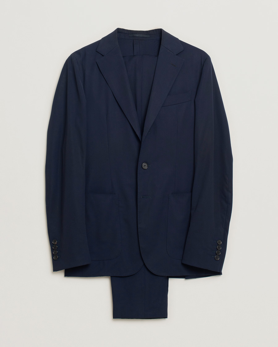 Heren | Caruso Traveller Houdini Suit Navy | Pre-owned | Caruso Traveller Houdini Suit Navy