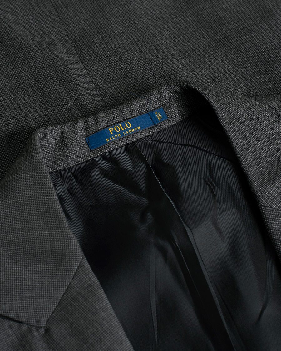 Homme | Polo Ralph Lauren Clothing Connery Peak Lapel Wool Suit Grey | Pre-owned | Polo Ralph Lauren Clothing Connery Peak Lapel Wool Suit Grey