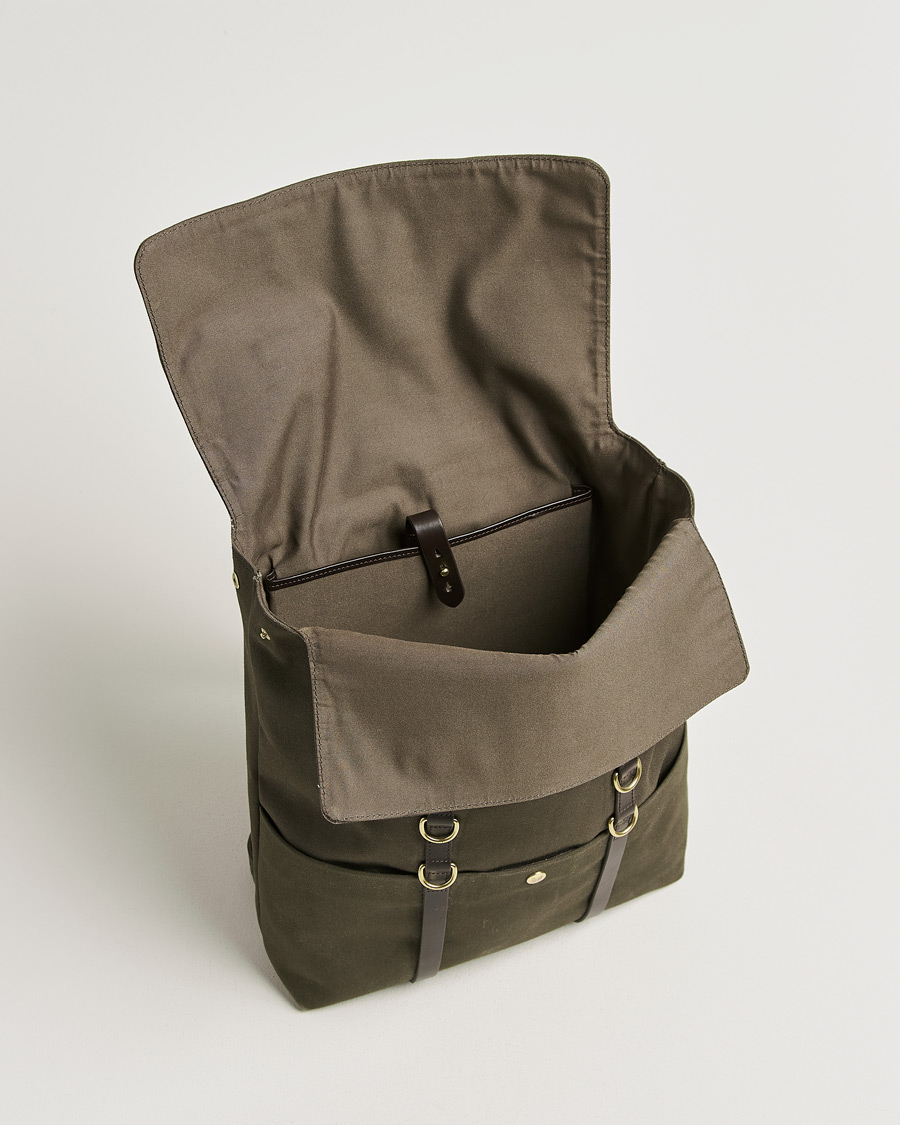 Heren | Pre-owned Accessoires | Pre-owned | Mismo M/S Nylon Backpack Army/Dark Brown