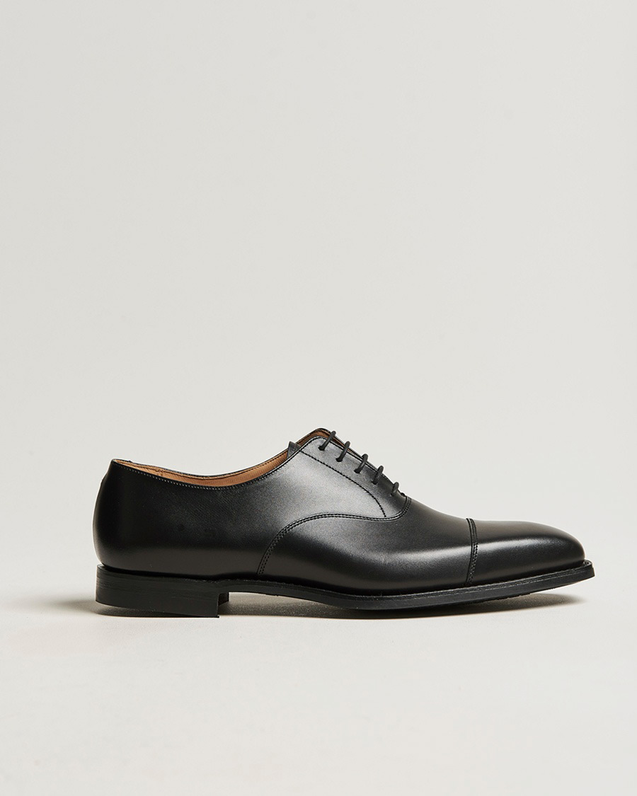 Heren | Pre-owned Goodyear genaaide schoenen | Pre-owned | Crockett & Jones Hallam Oxford City Sole E Black Calf UK6 - EU40