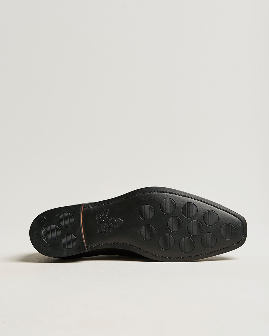 Heren | Pre-owned Goodyear genaaide schoenen | Pre-owned | Crockett & Jones Hallam Oxford City Sole E Black Calf UK6 - EU40