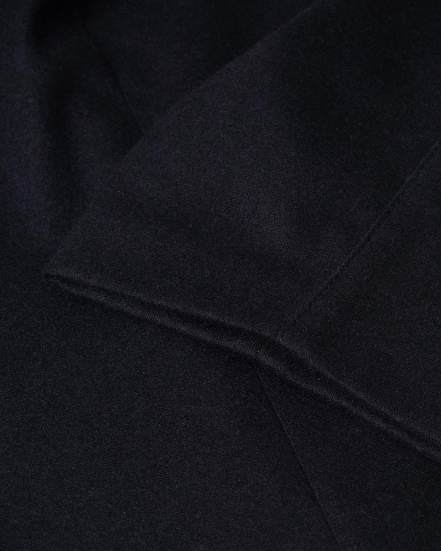 Homme | The Gigi Tonga Stretch Flannel Pleated Trousers Navy 48 | Pre-owned | The Gigi Tonga Stretch Flannel Pleated Trousers Navy 48