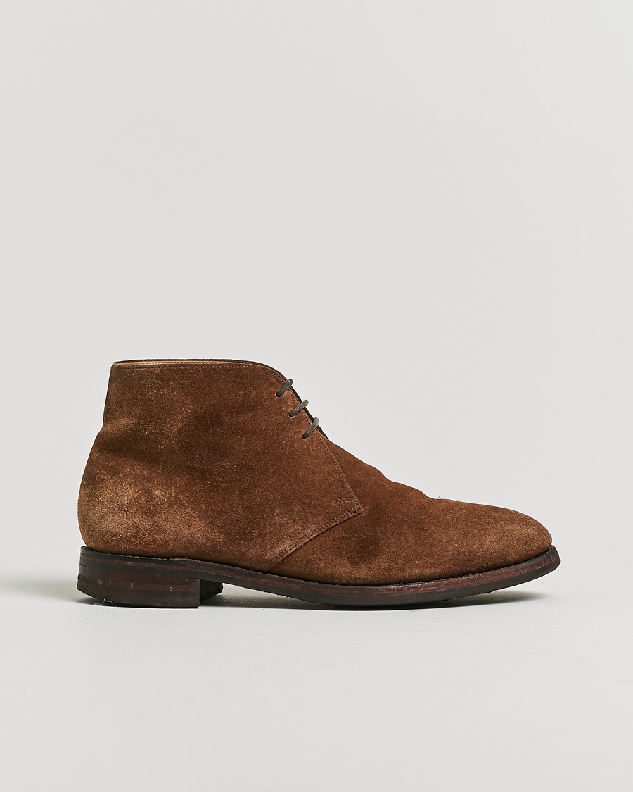 Heren | Pre-owned Goodyear genaaide schoenen | Pre-owned | Loake 1880 Kempton Chukka Boot Brown Suede UK7 - EU41