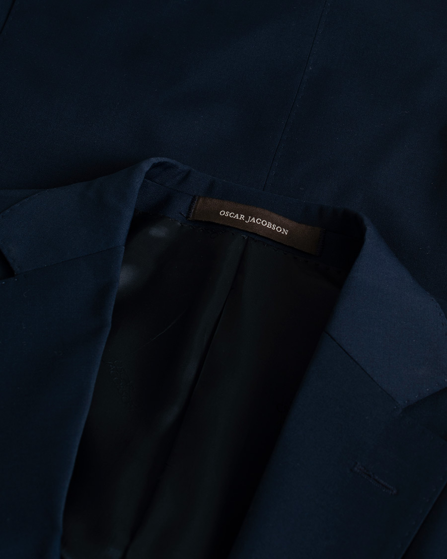 Homme | Blazers | Pre-owned | Oscar Jacobson Edmund/Denz Wool Stretch Suit Blue 46