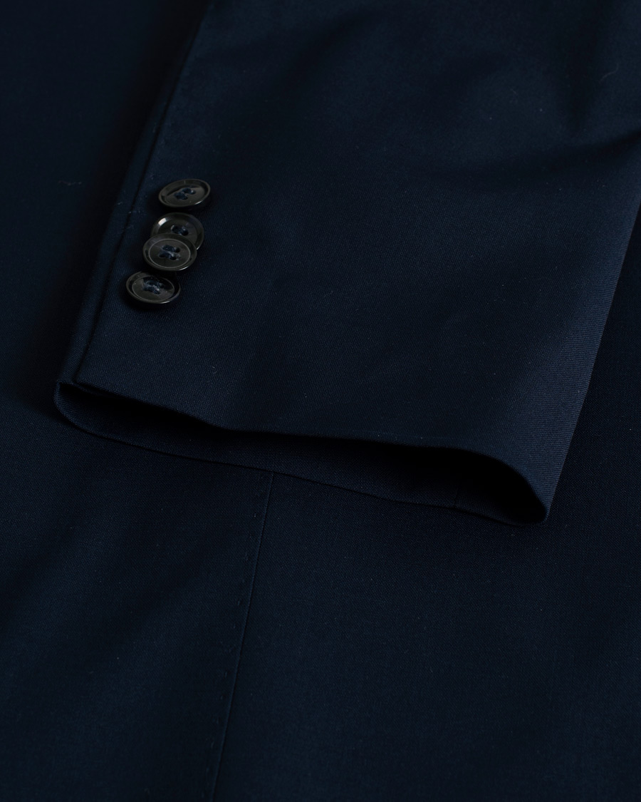 Homme | Blazers | Pre-owned | Oscar Jacobson Edmund/Denz Wool Stretch Suit Blue 46