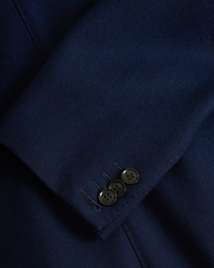 Homme | Oscar Jacobson Erik Double Breasted Wool Blazer Navy 46 | Pre-owned | Oscar Jacobson Erik Double Breasted Wool Blazer Navy 46