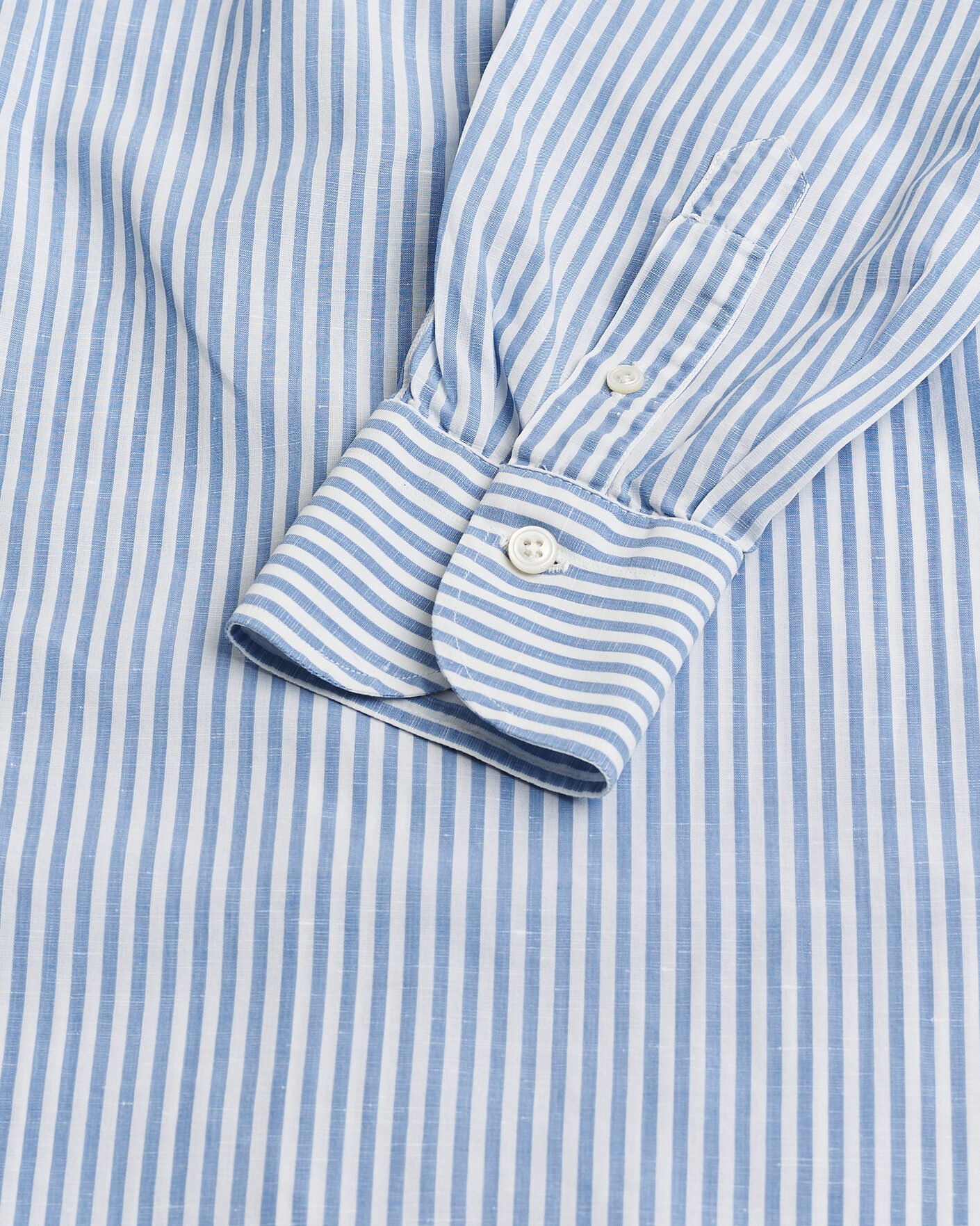 Heren | Pre-owned Overhemden | Pre-owned | Finamore Napoli Slim Fit Shirt Blue Stripe 38 - S