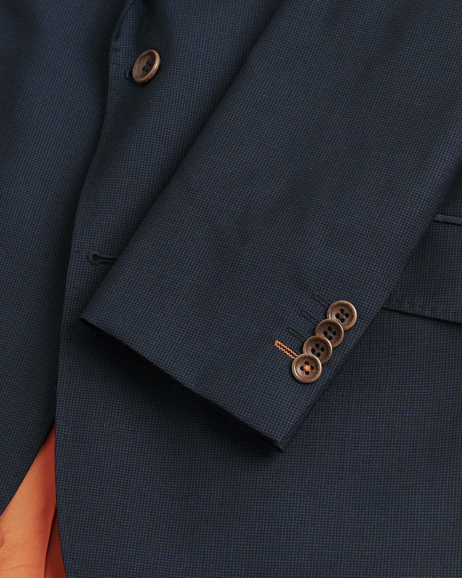 Homme | Pre-owned Costumes | Pre-owned | Morris Wool Suit Navy Check 150