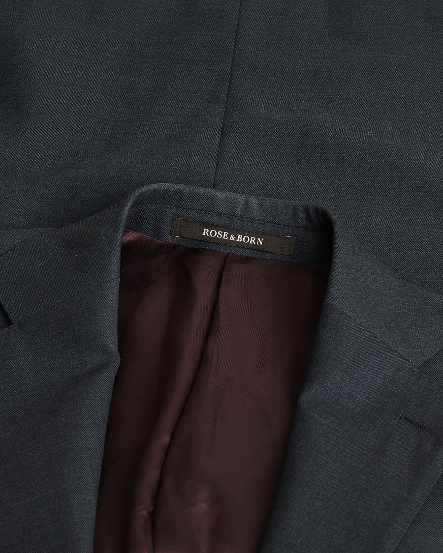 Homme | Rose & Born Wool Blazer Grey 46 | Pre-owned | Rose & Born Wool Blazer Grey 46