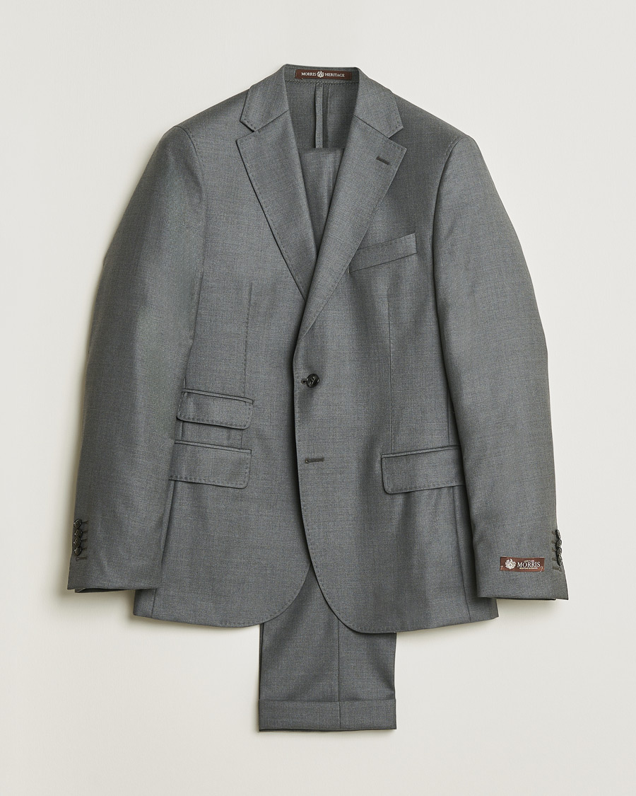 Homme | Pre-owned Costumes | Pre-owned | Morris Heritage Wool Suit Grey 50