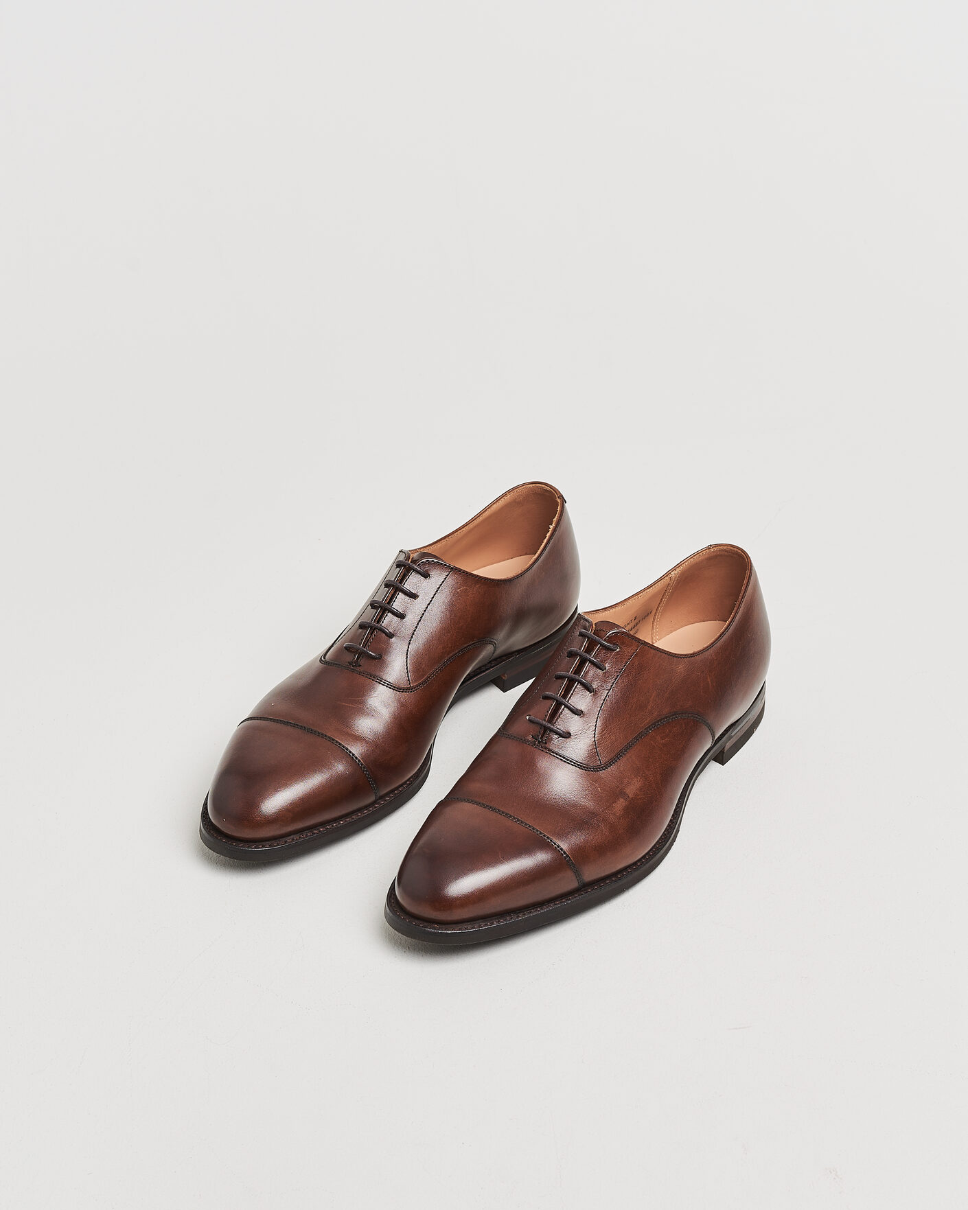 Heren | Pre-owned Goodyear genaaide schoenen | Pre-owned | Crockett & Jones Connaught 2 City Sole Dark Brown Calf UK9,5 - EU43,5