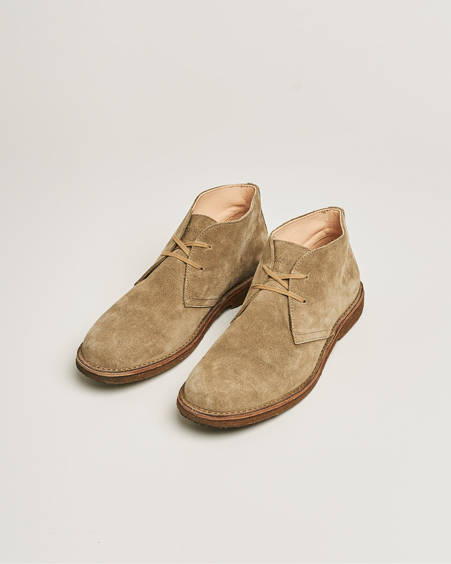 Heren | Astorflex Greenflex Desert Boot Stone Suede | Pre-owned | Astorflex Greenflex Desert Boot Stone Suede