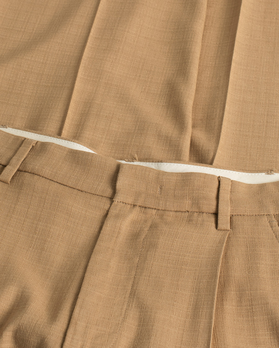 Homme | Barena Talon Pleated Trousers Khaki | Pre-owned | Barena Talon Pleated Trousers Khaki