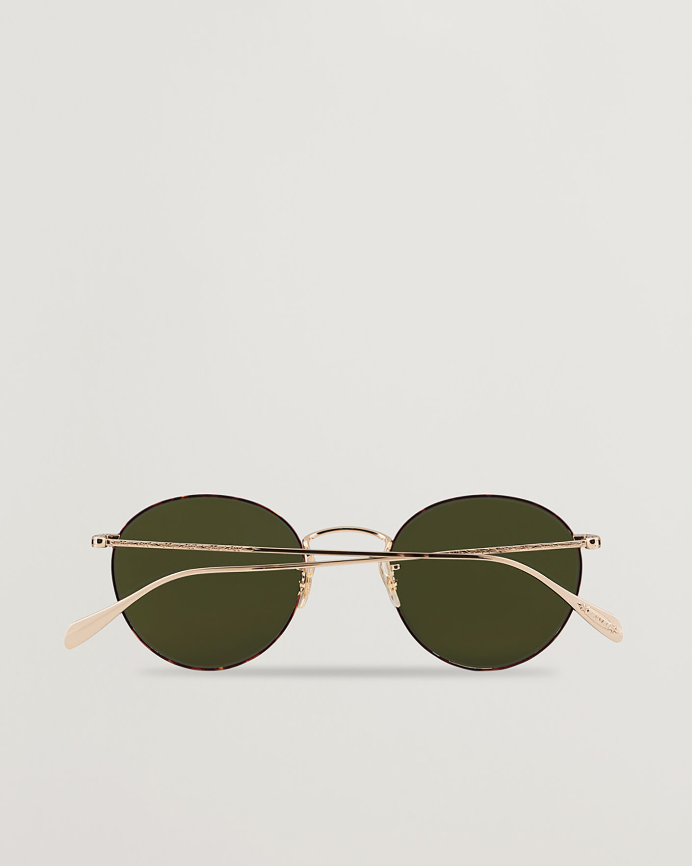 Heren | Pre-owned Accessoires | Pre-owned | Oliver Peoples 0OV1186S Sunglasses Gold/Tortoise