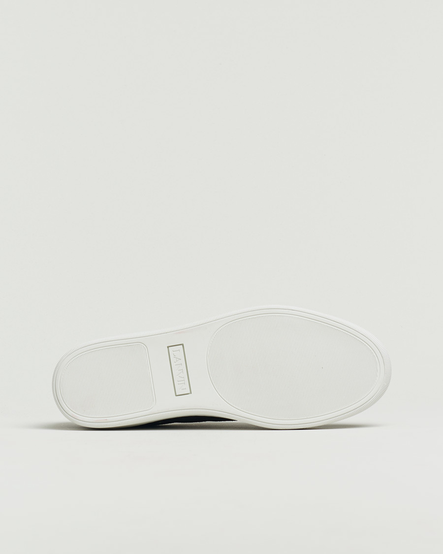 Homme | Lanvin DBB1 Patent Cap Toe Sneaker Black | Pre-owned | Lanvin DBB1 Patent Cap Toe Sneaker Black