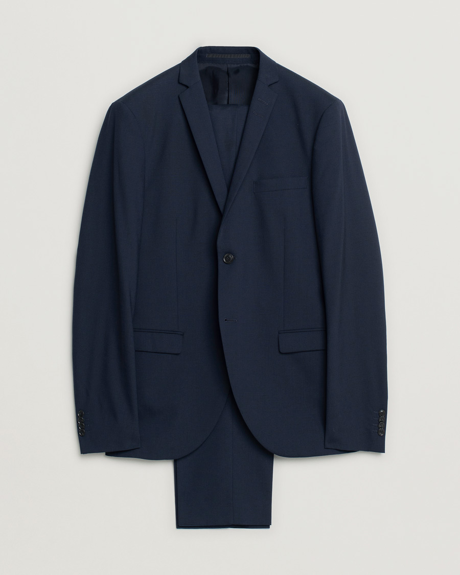 Homme | Tiger of Sweden Wool Suit Navy 50 | Pre-owned | Tiger of Sweden Wool Suit Navy 50