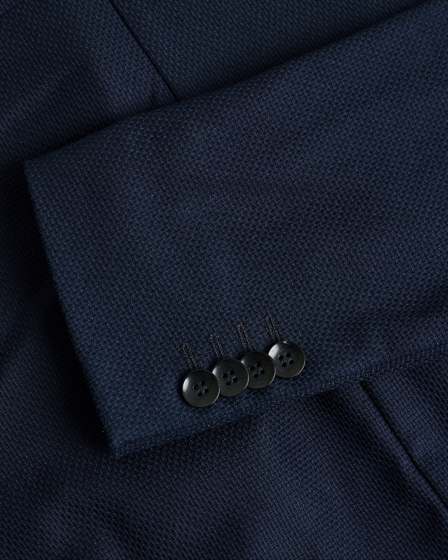 Homme | Tiger of Sweden Lamonte Cotton Blazer Navy 46 | Pre-owned | Tiger of Sweden Lamonte Cotton Blazer Navy 46