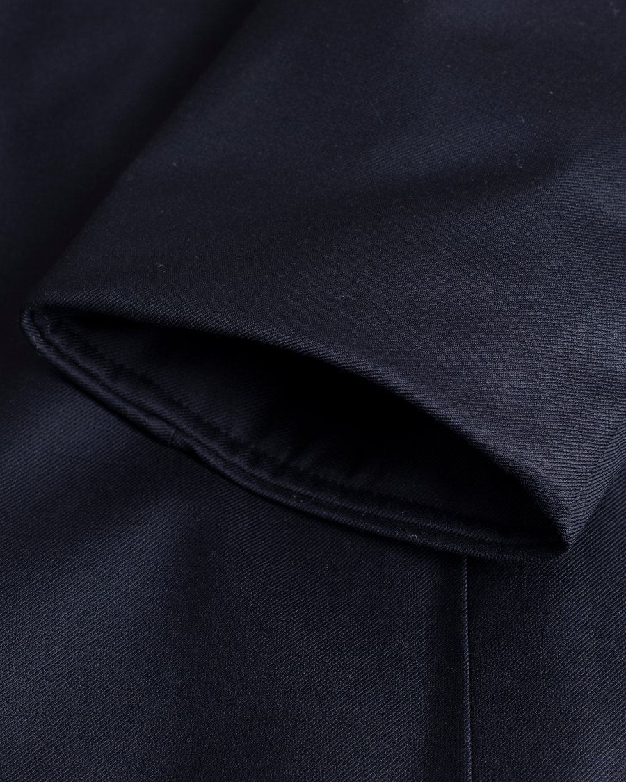 Heren | UBR Regulator Coat Savile Dark Navy Wool | Pre-owned | UBR Regulator Coat Savile Dark Navy Wool