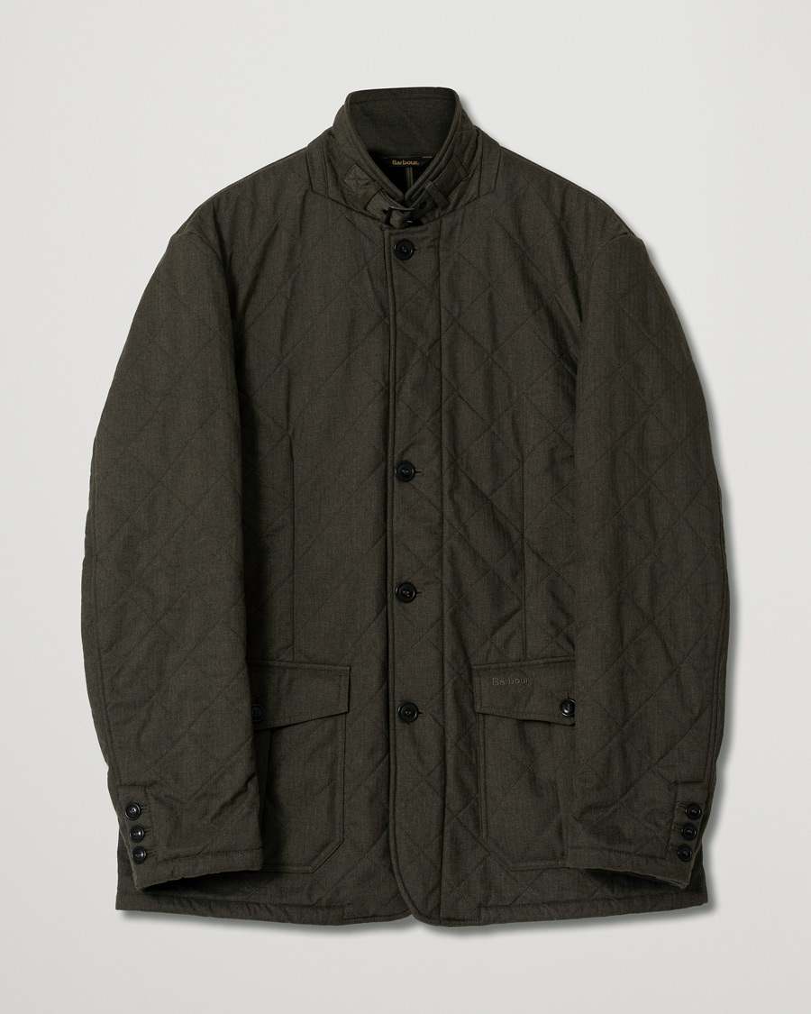 Heren | Jassen | Pre-owned | Barbour Lifestyle Relond Quilted Polar Fleece Jacket Olive