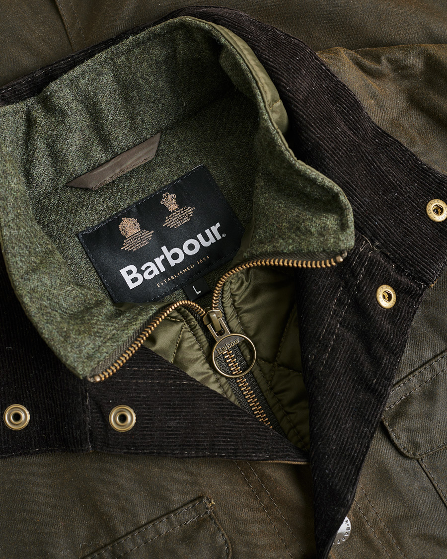 Heren | Jassen | Pre-owned | Barbour Lifestyle Ogston Waxed Jacket Olive
