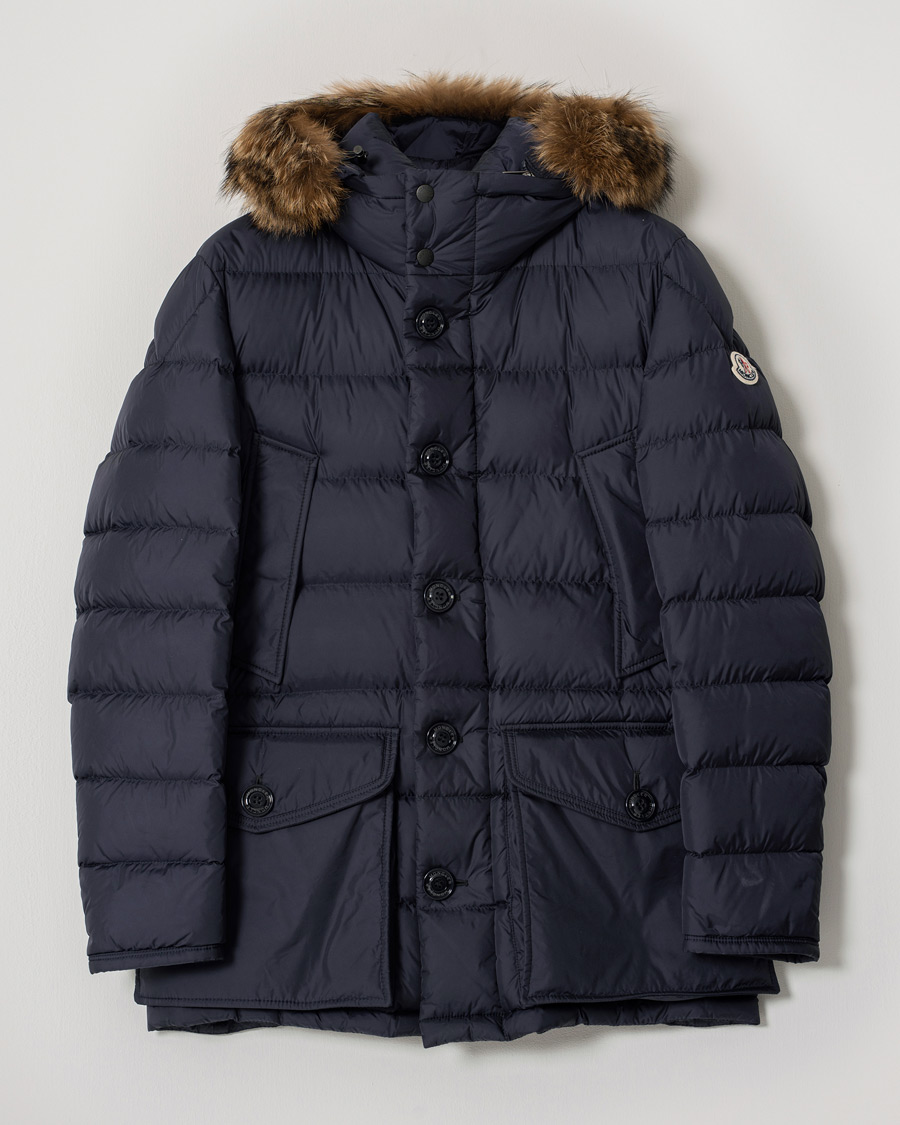 Homme | Manteaux Et Vestes | Pre-owned | Moncler Cluny Down Parka Navy