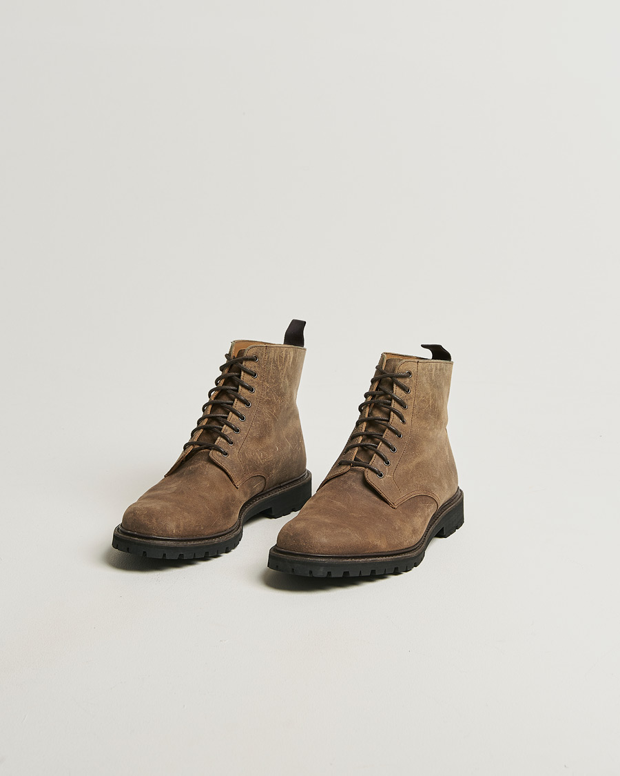 Homme | Pre-owned Chaussures | Pre-owned | Crockett & Jones Kelso Natural Rough-Out Suede Boots UK9 - EU43