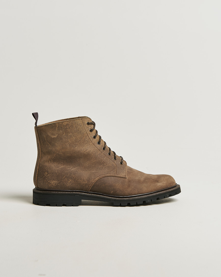 Homme | Pre-owned Chaussures | Pre-owned | Crockett & Jones Kelso Natural Rough-Out Suede Boots UK9 - EU43