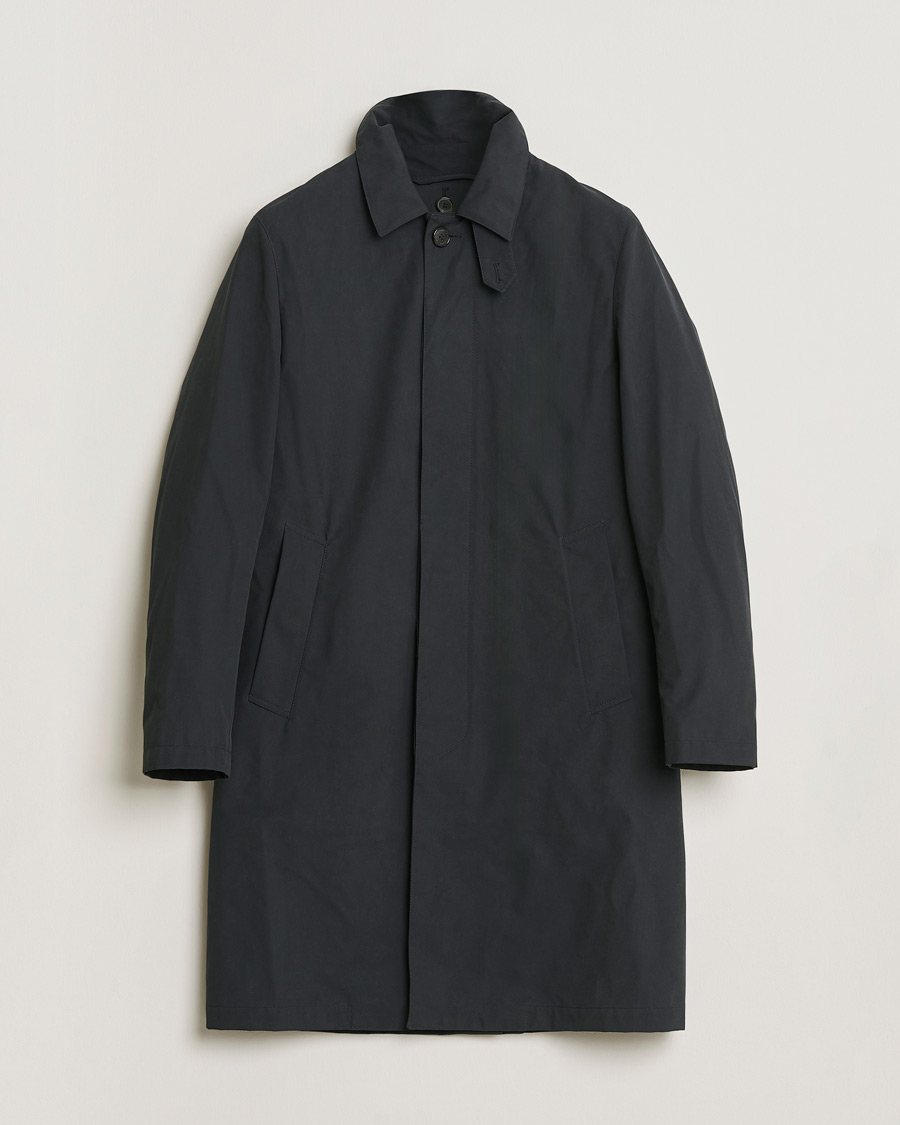 Heren | Pre-owned Jassen | Pre-owned | Mackintosh Water Repellent Car Coat Navy UK40 - EU50