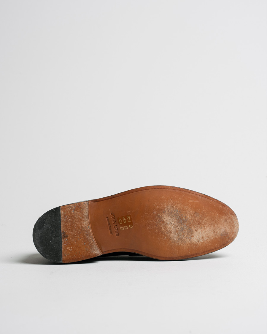 Homme | John Lobb Lopez New Standard Penny Loafer Black Calf UK8,5 - EU42,5 | Pre-owned | John Lobb Lopez New Standard Penny Loafer Black Calf UK8,5 - EU42,5