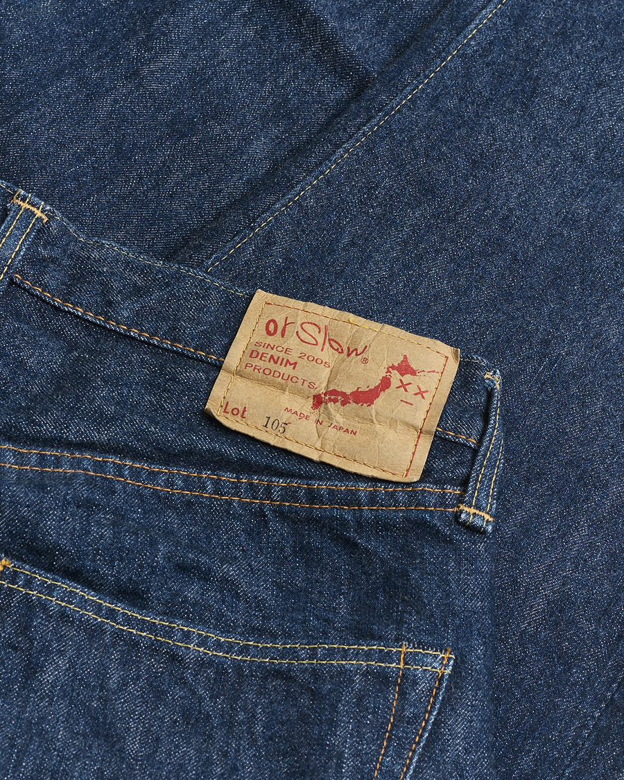 Homme | Pre-owned Pantalons | Pre-owned | orSlow Straight Fit 105 Selvedge Jeans One Wash 1 - XS